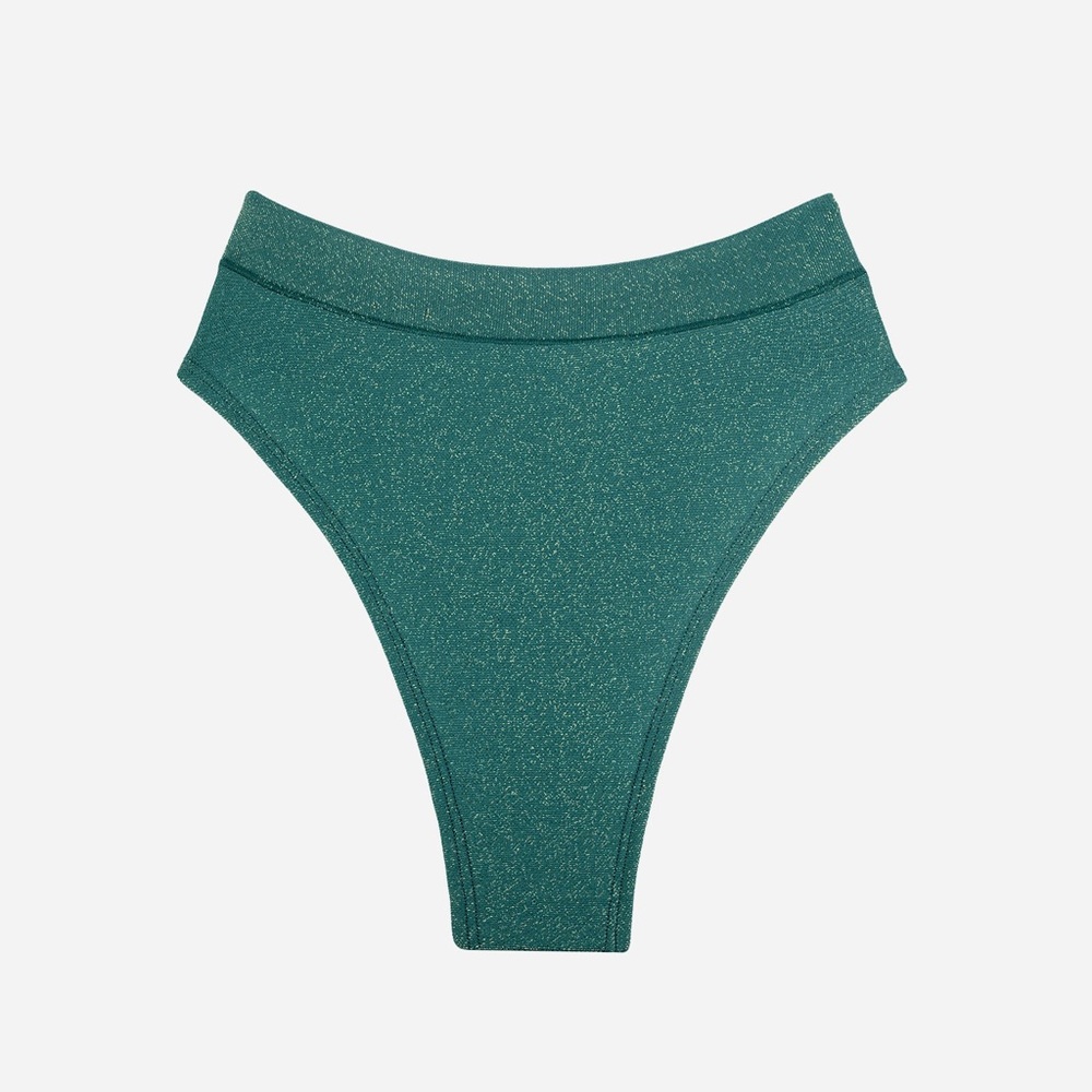 CUUP Highwaist Lurex Thong NWOT